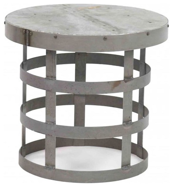 Coffee Table Galvanized Tin Cold Rolled Steel Industrial Coffee