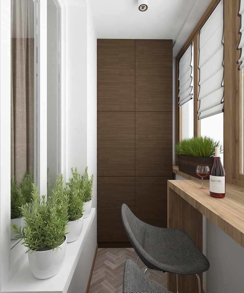 Современный балкон