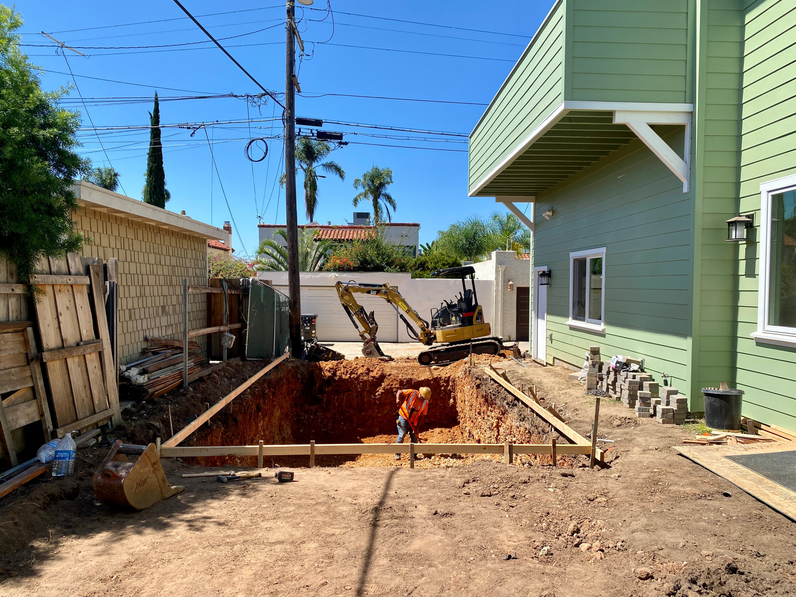 Excavating for a New Pool in South Park