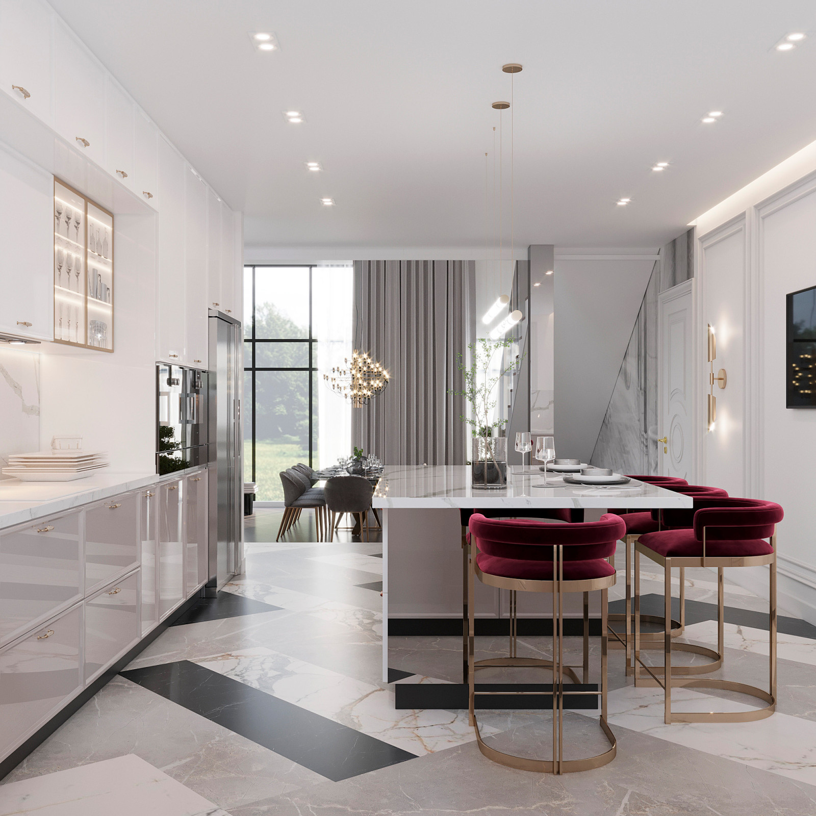 Дизайн-проект загородного дома 239 м2 в Воронеже