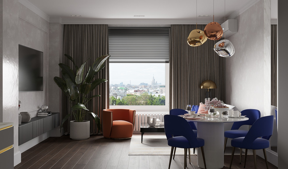 кухня-гостиная 28м2