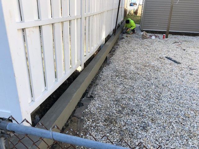 Concrete Curbing Boundry Border