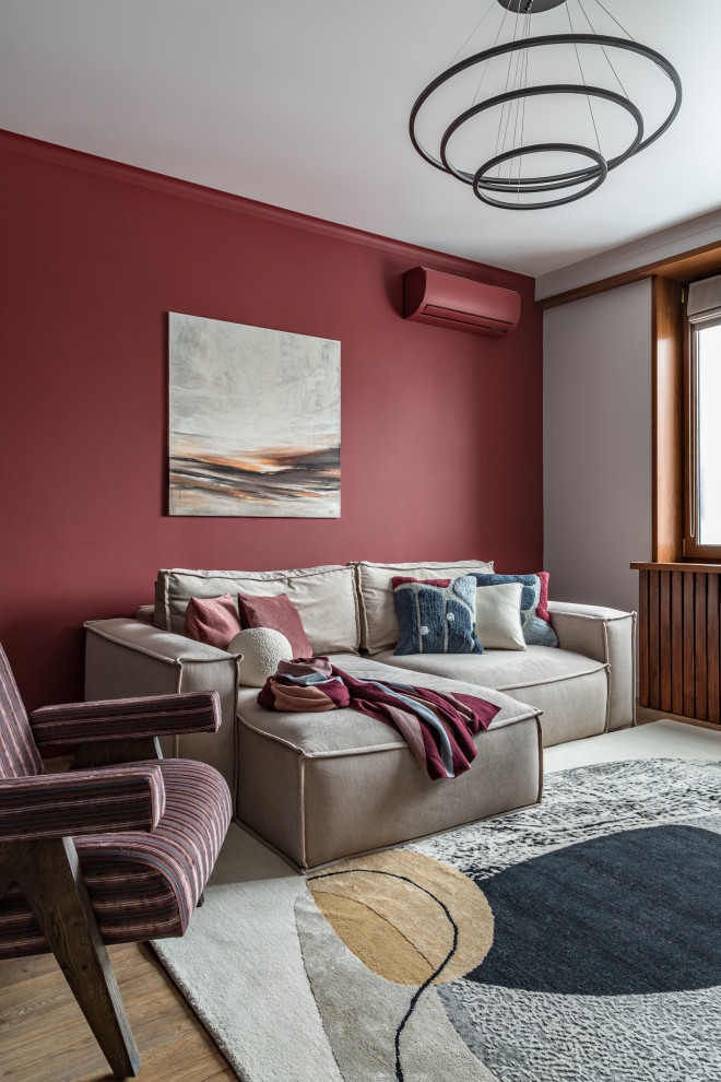 Трехкомнатная квартира с кухней—гостиной