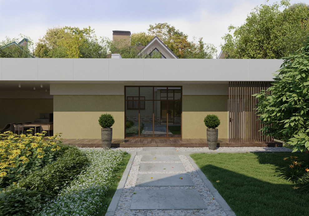 Проект сада и банного комплекса в п. Лесково