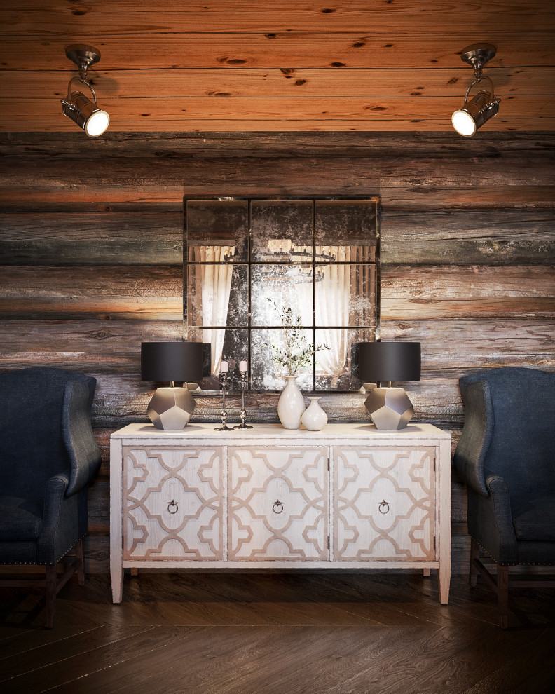 Дом из кело. Кухня и гостиная, второй свет