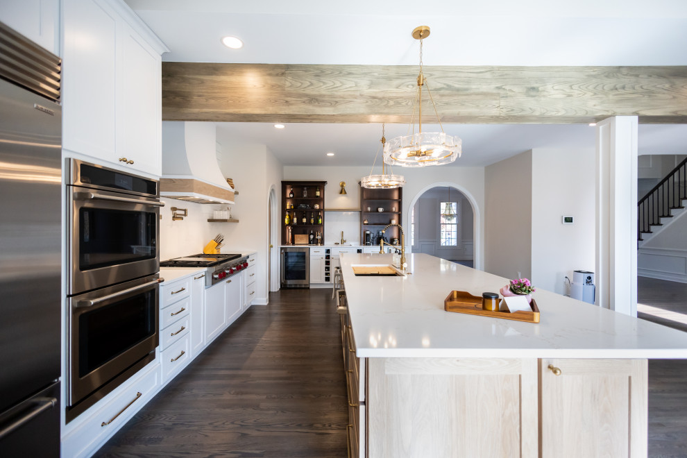 Example of a transitional kitchen design in Baltimore