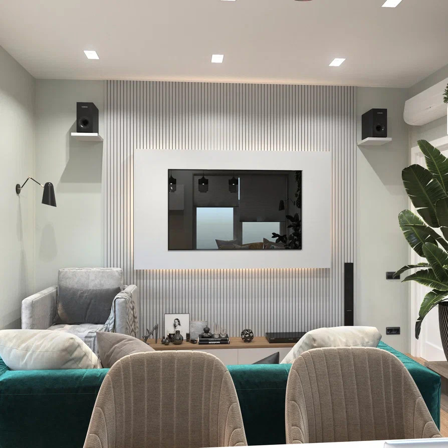 Квартира в современном стиле для семьи с ребенком