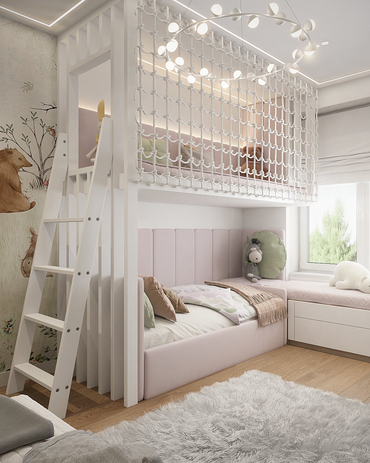 Элегантная современная трехкомнатная квартира