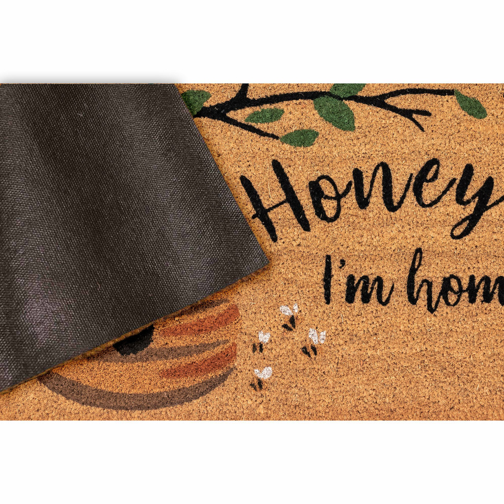 Liora Manne Natura Honey I'm Home Outdoor Mat Natural 2'x3' - Farmhouse -  Doormats - by Liora Manne | Houzz