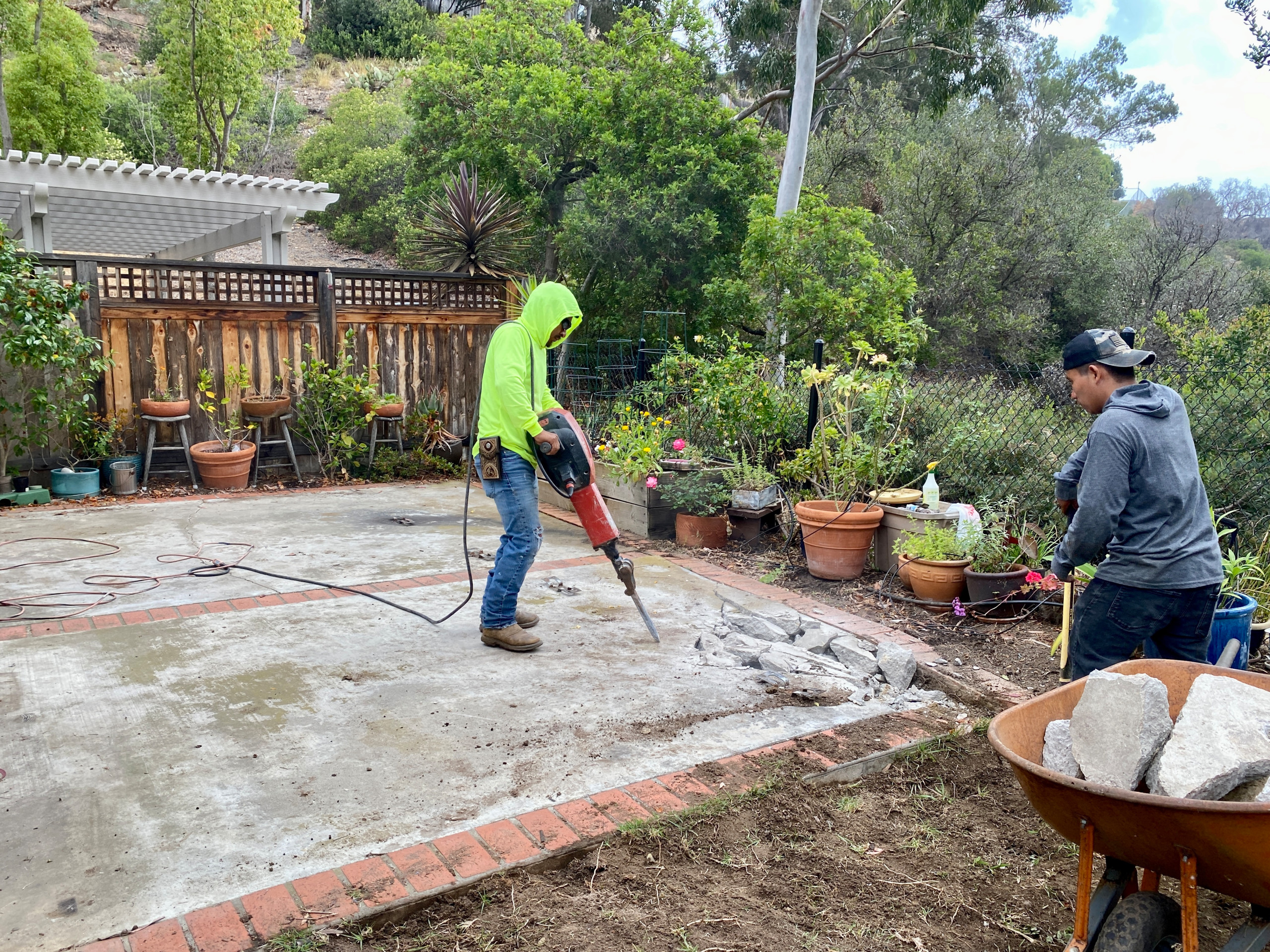 Demo on an Old Concrete Patio