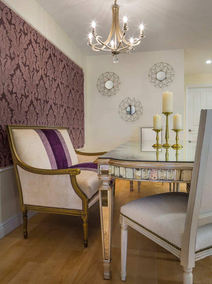Park Slope Brownstone Renovation - Mirror dining table
