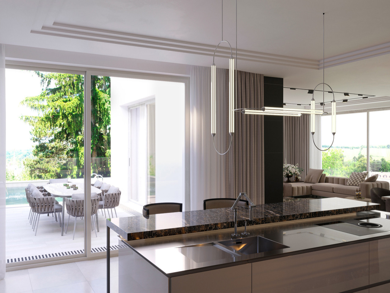 Дом в Австрии, Wohnküche