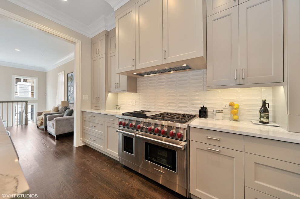 Kitchen - transitional kitchen idea in Chicago