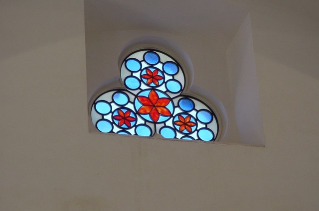 Stained glass art window