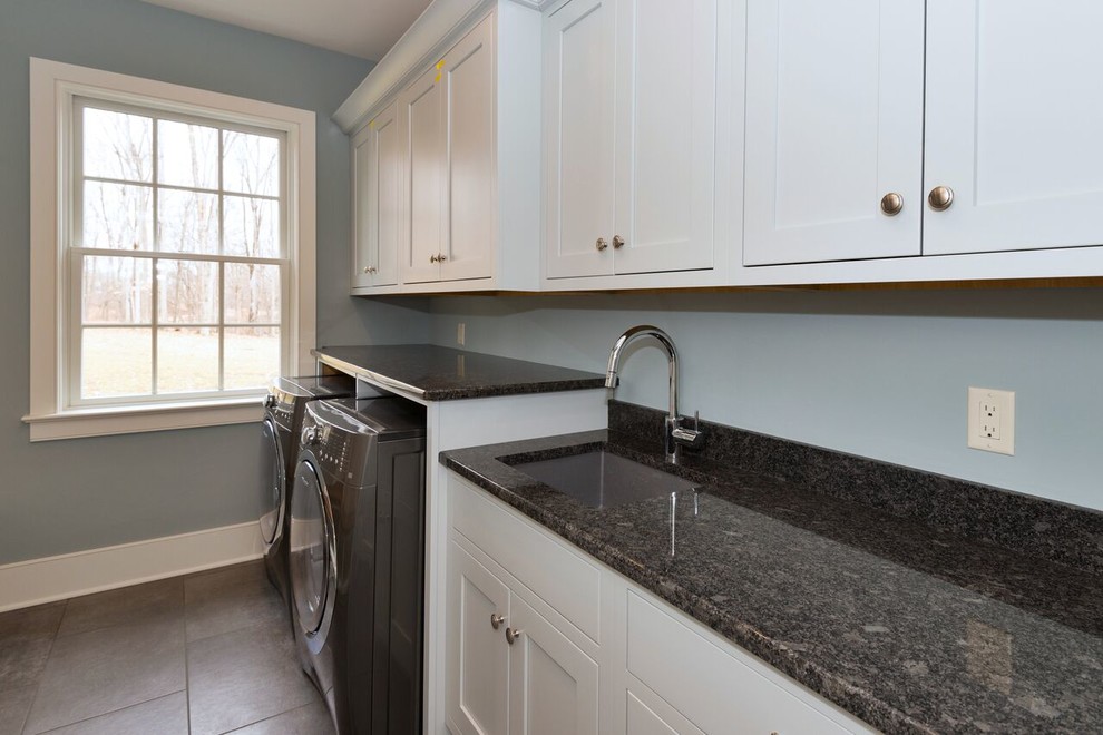 Photo of a transitional laundry room in Philadelphia.