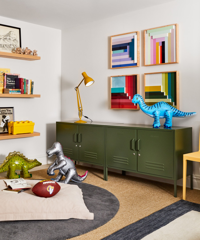 Example of a transitional kids' room design in New York
