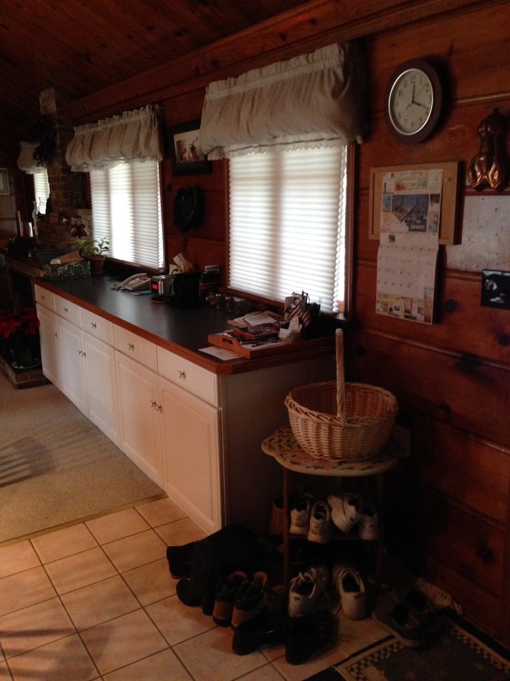 Before Photos: Harrisburg Kitchen with Plenty of Extra Storage, as well as Seati