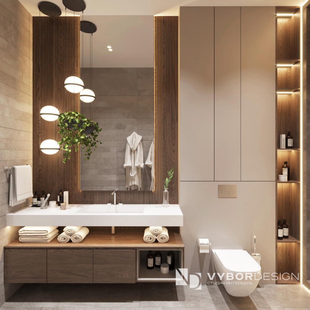 Дизайн интерьера дома из бруса