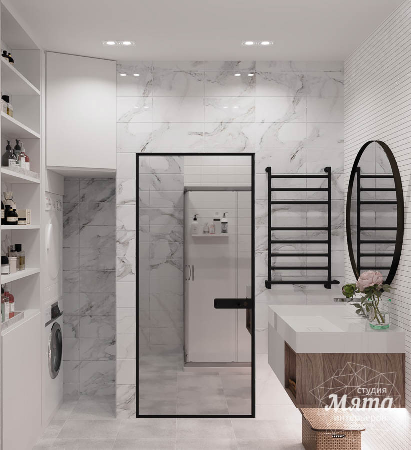 Дизайн проект однокомнатной квартиры с отдельной кухней