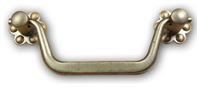 Zinc Die Cast - Bail Pull - Weathered Nickel/Copper, CENT29236-WNC