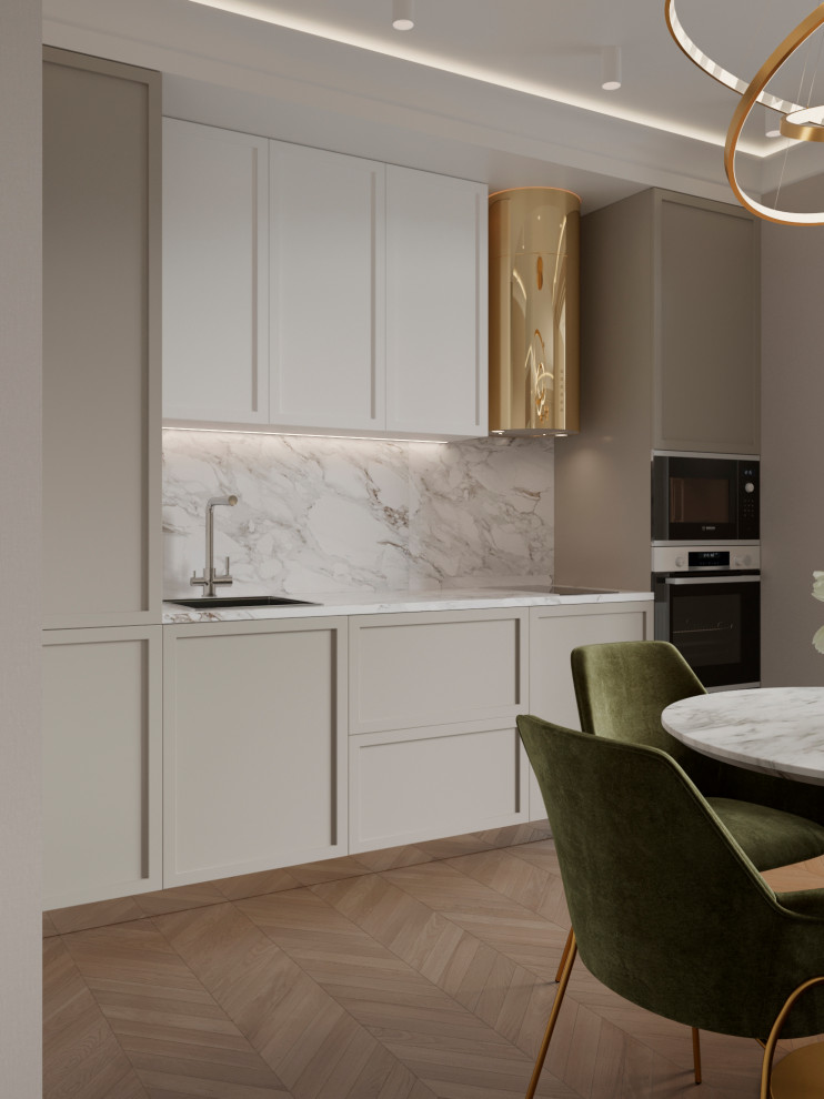 Дизайн проект однокомнатной квартиры в г.Оренбург, жк "Новая высота"