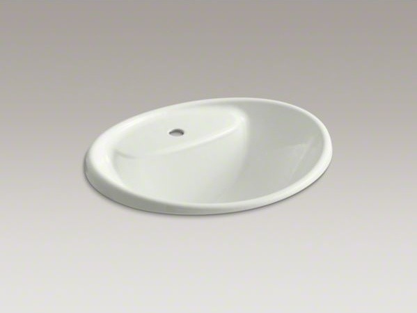 KOHLER Tides(R) drop-in sink with single faucet hole