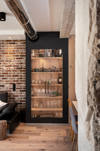 Industrial Style Flat industrial-living-room