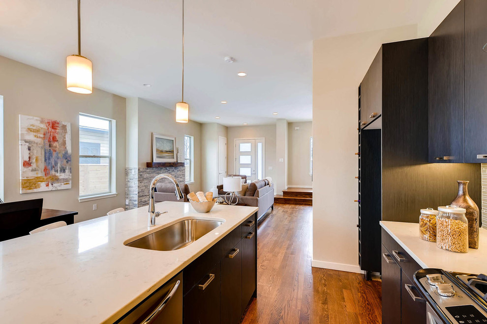 Inspiration for a transitional kitchen remodel in Denver