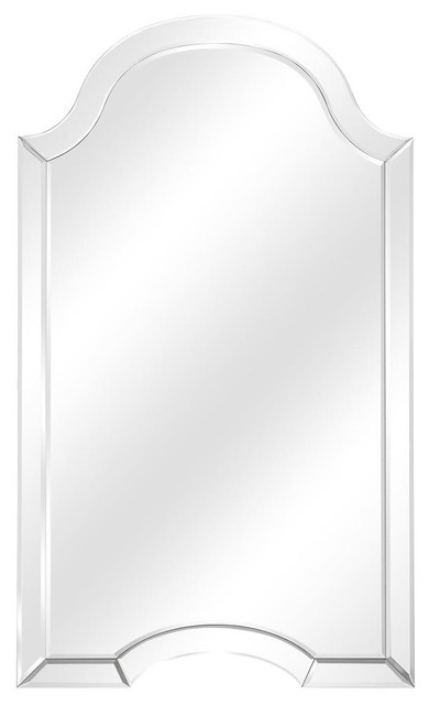 Manor Transitional Arch Wall Mirror, 28"x48"