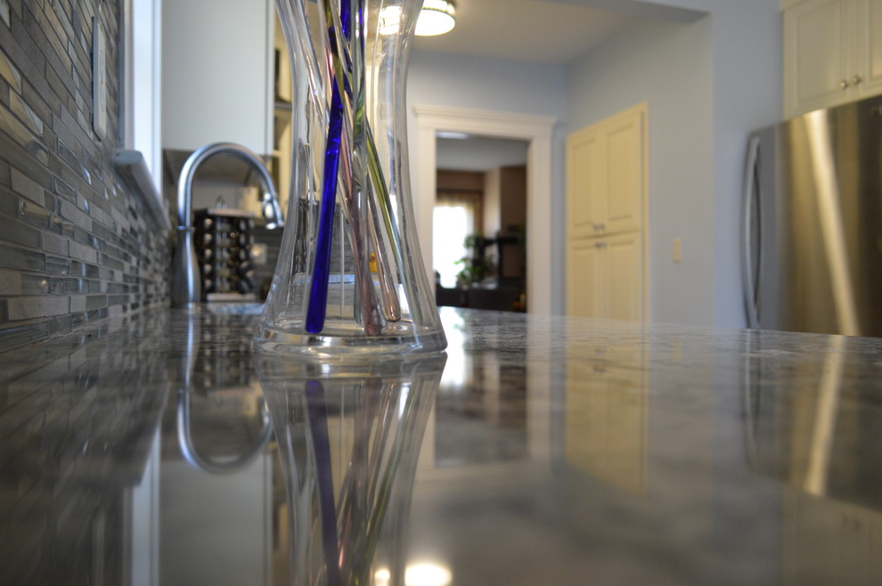 Inspiration for a transitional kitchen remodel in Providence