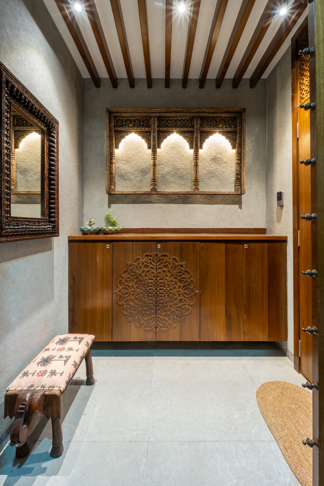 Photo of an Indian entryway in Pune.