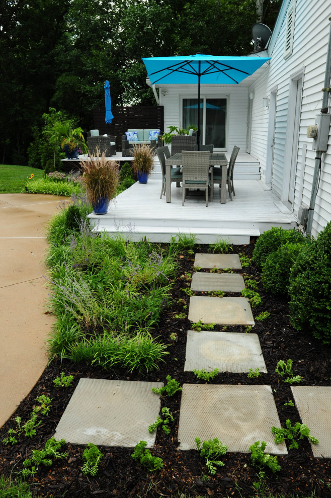 Custom deck and landscape design by Oxygène St Louis by User Houzz