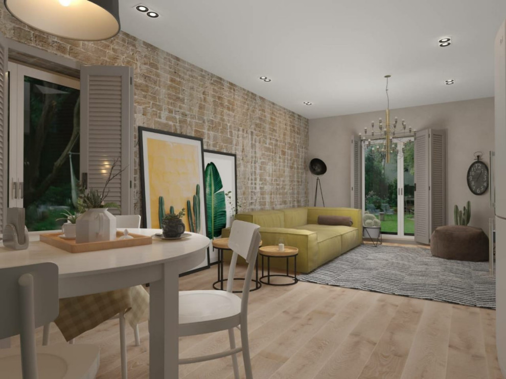 Небольшой домик в пригороде.