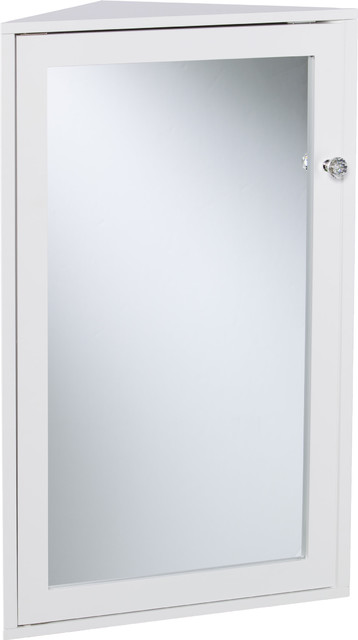 Freeling Wall Mount Corner Storage Mirror Contemporary Freeling Wall Mount Corner Storage