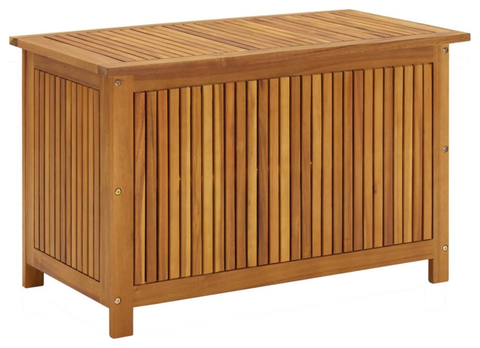 vidaXL Garden Storage Box 35.4"x19.7"x41.7" Solid Acacia Wood
