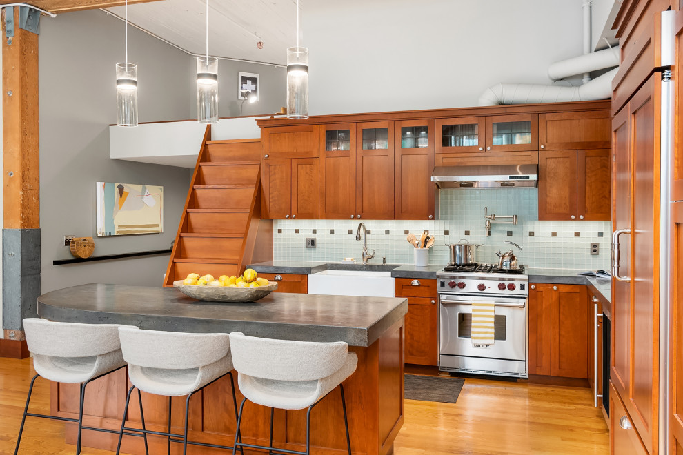 This is an example of an industrial kitchen in Seattle.