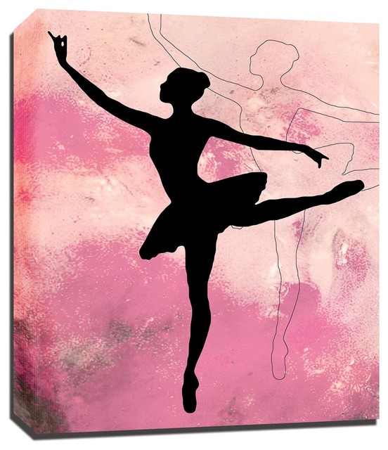 Arabesque Ballet, 11 x 14 Canvas - Contemporary - Prints And Posters ...