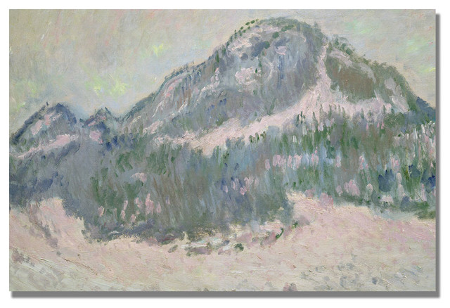 'Mount Kolsaas, Norway' Canvas Art by Claude Monet