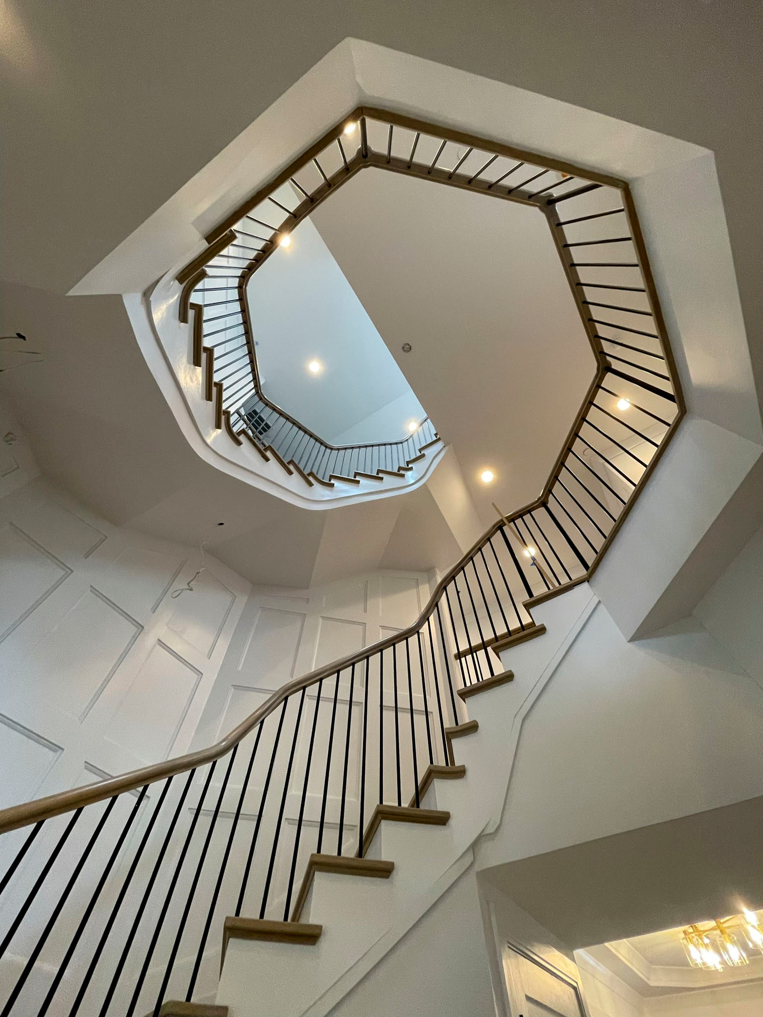 100_Hexagonal Floating-Staircase, Bethesda MD 20817