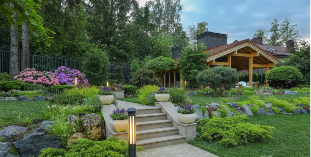 Современный ландшафтный дизайн.