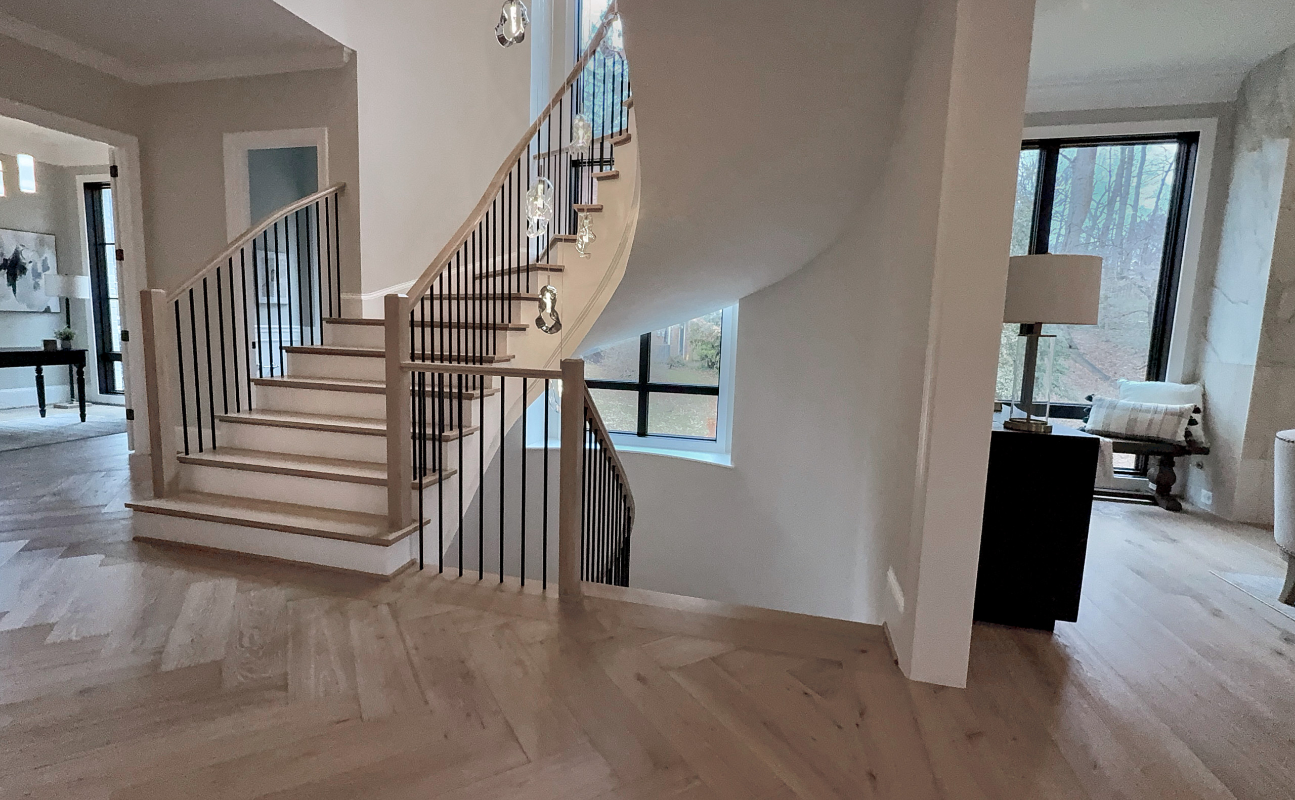 Project #150 | Contemporary White Oak Curve