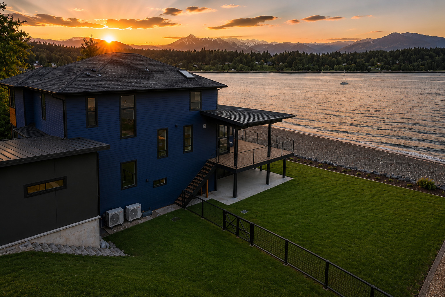 Modern Waterfront Living on Hood Canal