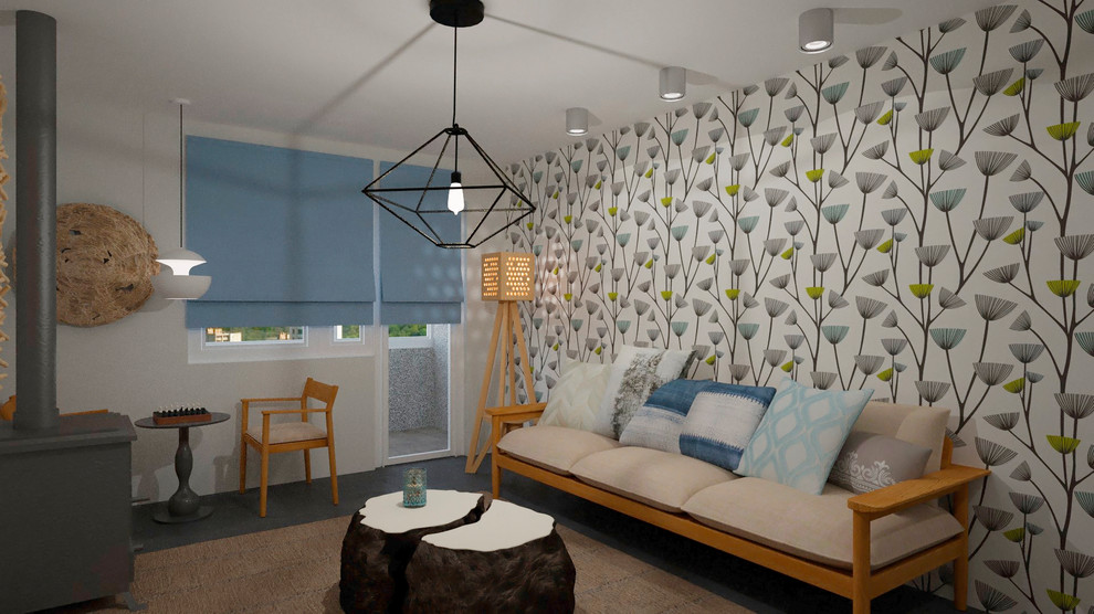 Гостиная в однокомнатной квартире