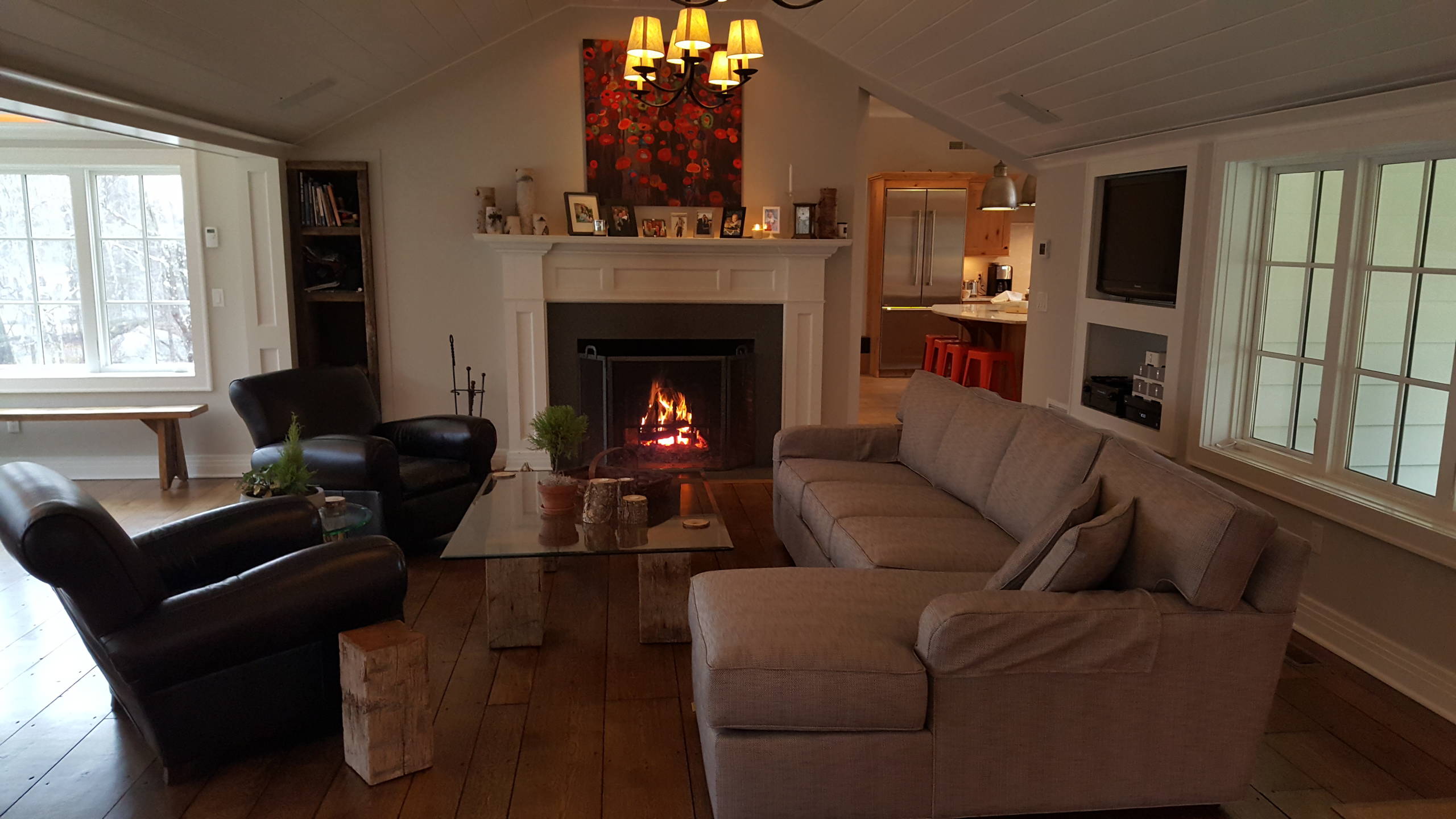 Pound Ridge Transitional Farmhouse