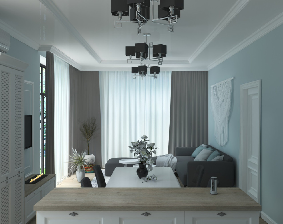 Небольшой частный дом в стиле неоклассика