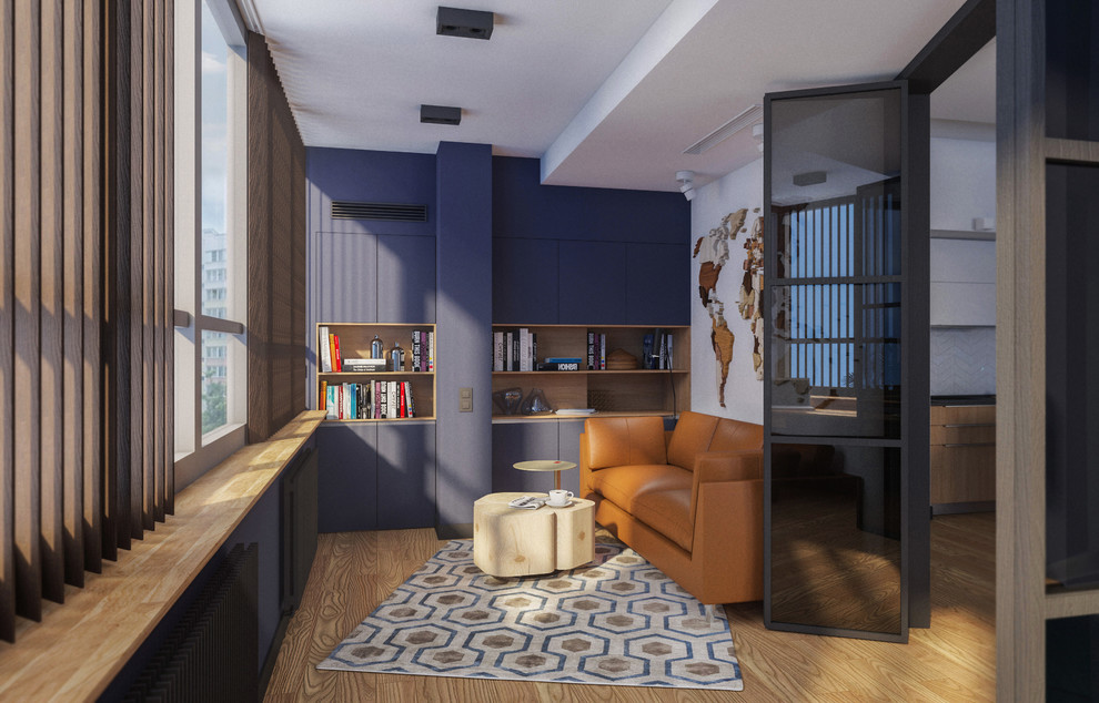 3-комнатная квартира для молодого мужчины с видом на реку (визуализация)