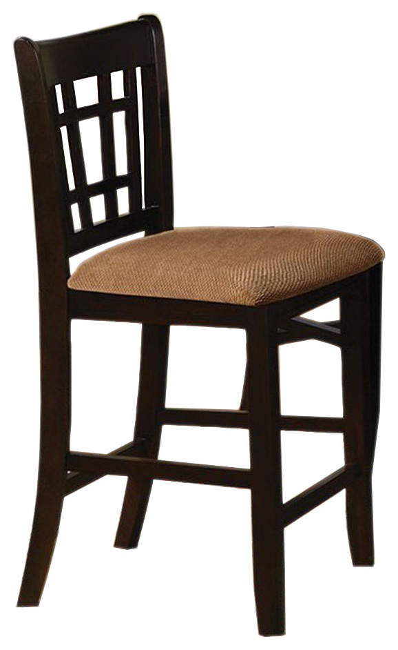 Metropolis BM131172 Cottage Pub Chairs Expresso, Set of 2