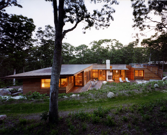 Contemporary Exterior trendy-hus-og-facade