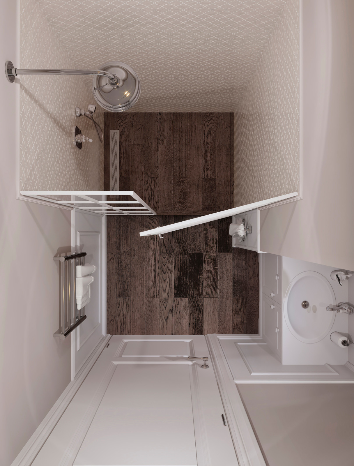 санузел гостевой. визуализация