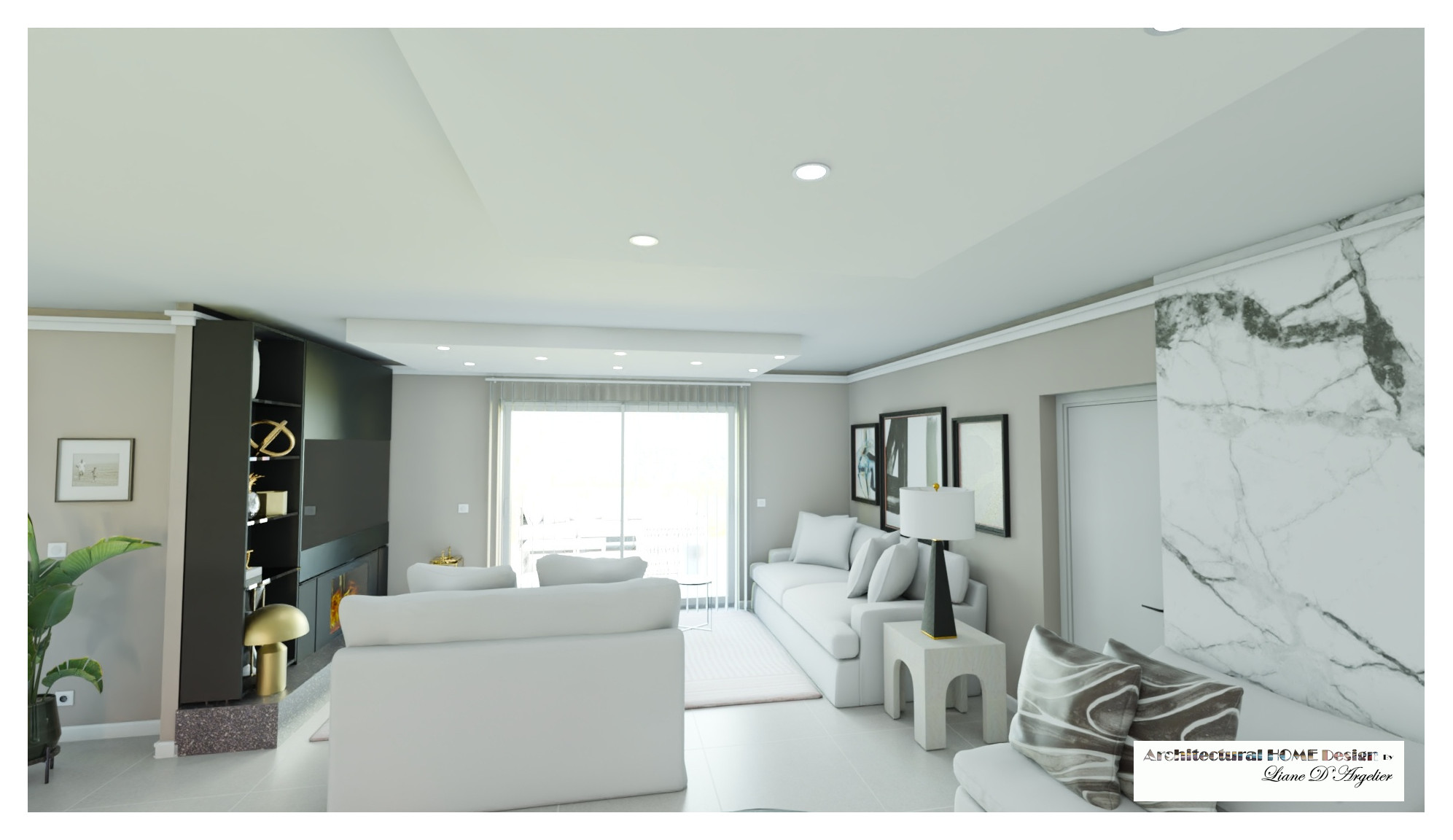 Salon de 70 m²